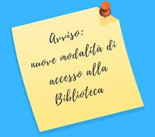 Nuova modalità di accesso alla Biblioteca